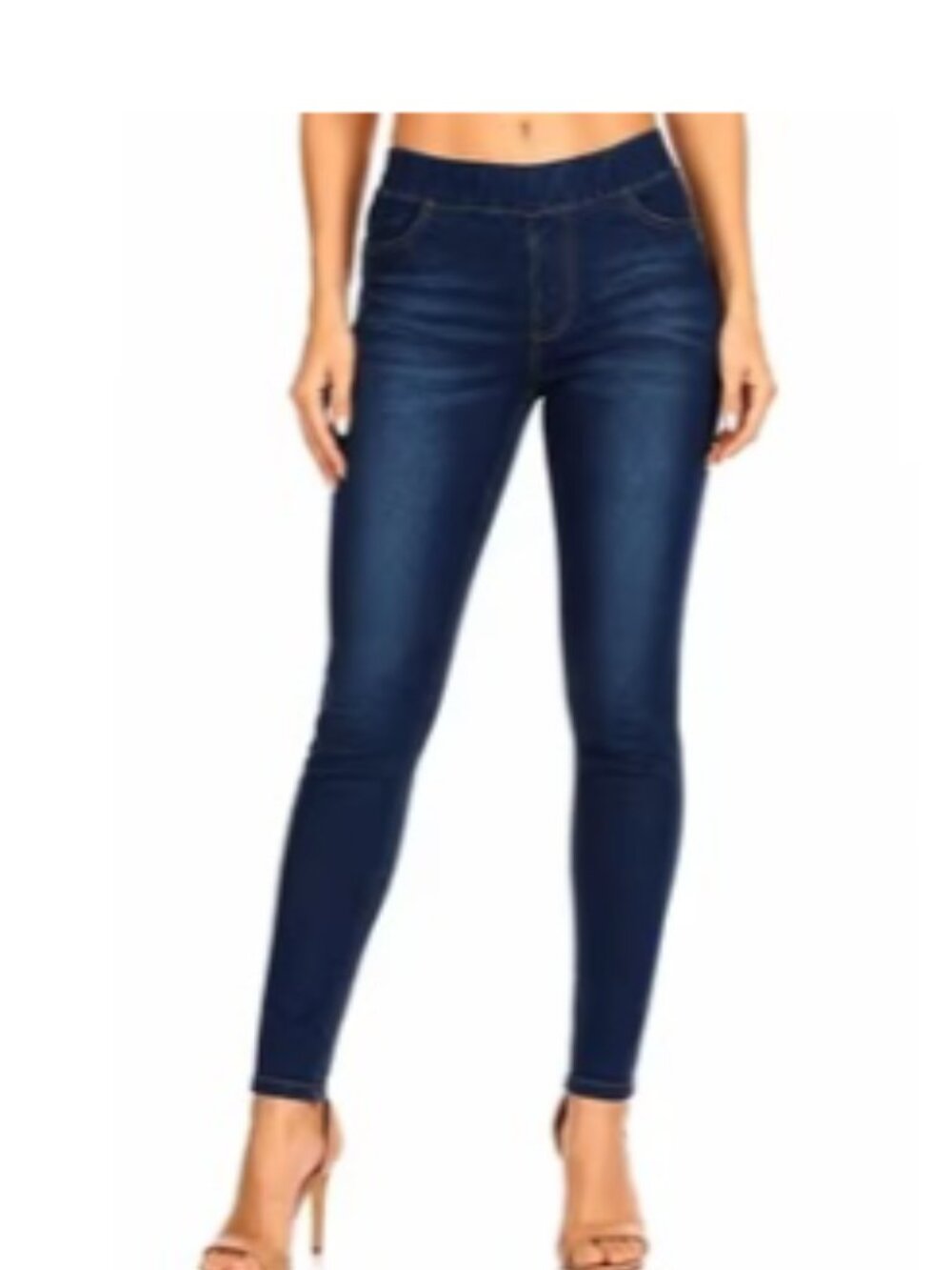 💙 **Stitch Star Pull-On Skinny Jeans | Women's Medium | Super Comfortable!** 💙